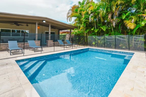 Coastal Oasis with Heated Pool: 10 Mins to Beach